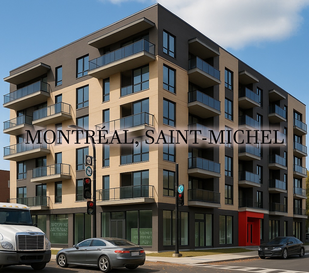 Modern residential building at 2660 Jarry Est in Saint-Michel, Montréal